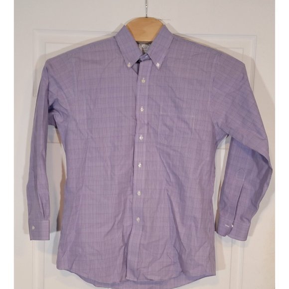 Men's Button-Down Dress/Casual‎ Long Sleeve Brooks Brothers Shirt Size Medium - Picture 2 of 6